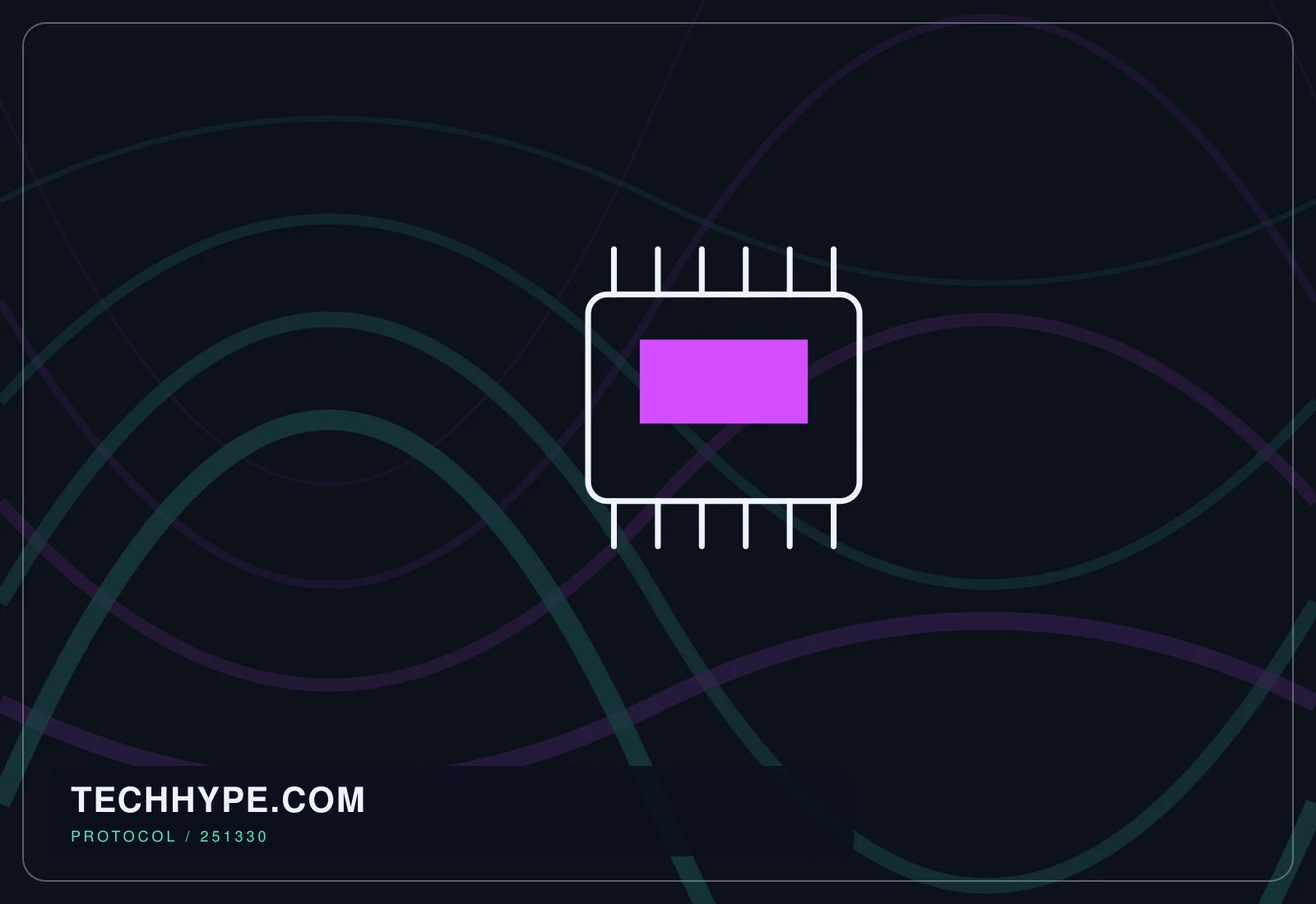 Abstract editorial artwork created for techhype.com